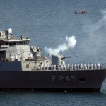 turkish-naval-officers-on-board-an-oruc-reis-frigate-take-part-in-a-ceremony-in-the-bosphorus