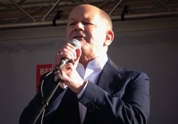 olaf scholz la miting