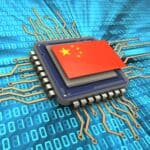 3d-illustration-of-processor-over-digital-background-with-china-flag