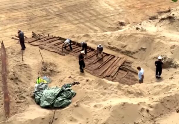 Minerii sarbi au descoperit o nava romana intr-o cariera de carbune