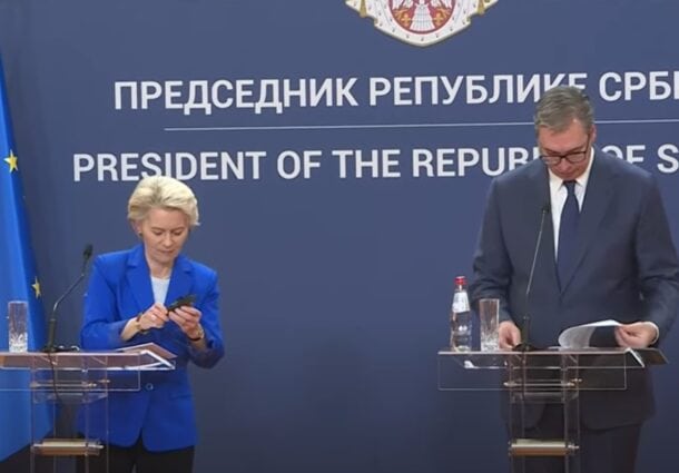 aleksandar vucic, ursula von der leyen