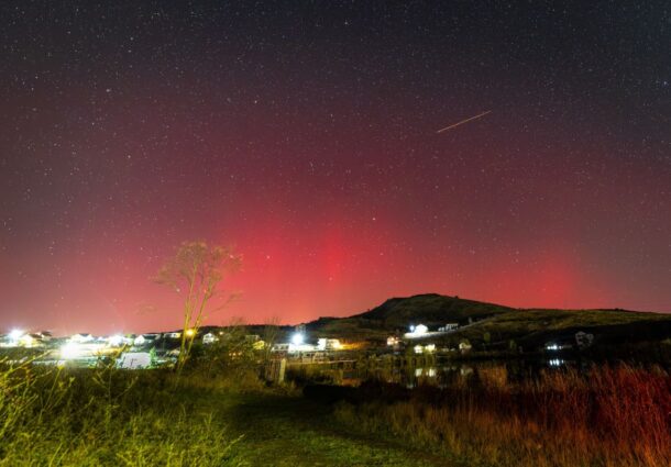 aurora boreala, Romania, furtuna geomagnetica