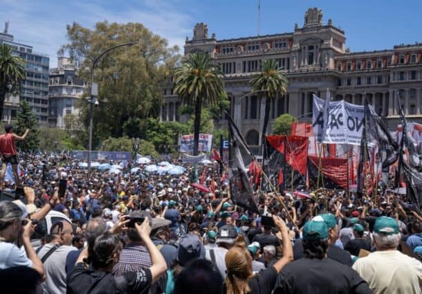 greva generala, Argentina, Javier Milei, protest, concedieri