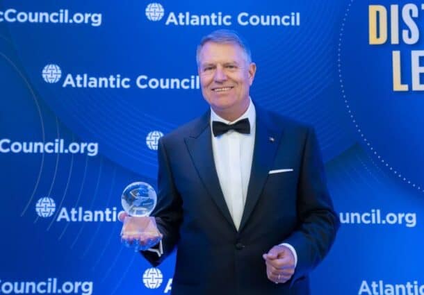 Klays Iohannis, decernare, Distinguished International Leadership, premiu, SUA, aliat, Romania