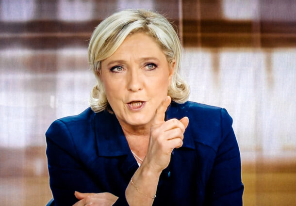 marine-le-pen-candidate-to-french-president-debating-with-emmanu