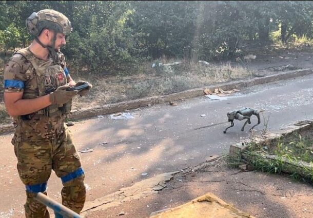 caini-roboti, ucraina, front, Donbas