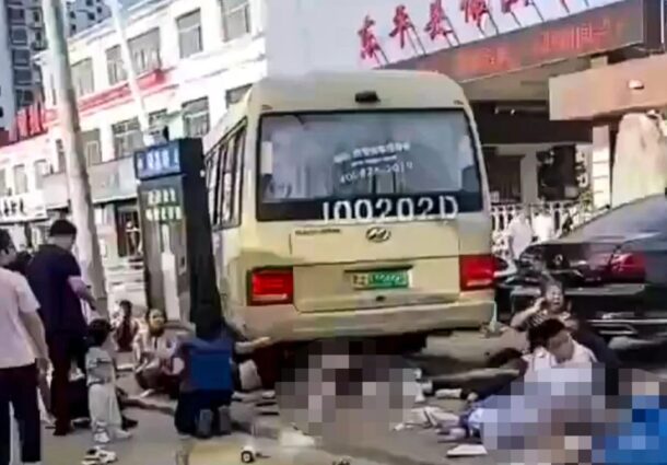 accident, autobuz, China, liceu, morti