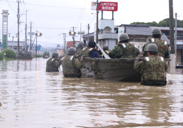 Japonia, inundatii, morti